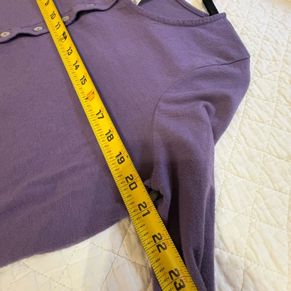 Zenana Premium Purple Long Sleeve Women’s Size M Top - Picture 9 of 10